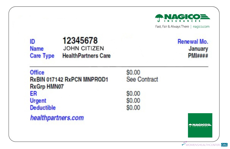Download Dominica health insurance card Photoshop template